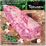 Beef blade BOLAR BLADE WAGYU TOKUSEN marbling <=5 (sampil) aged whole cuts +/- 6 kg/pc (price/kg) CHILLED PREORDER 3-7 days notice